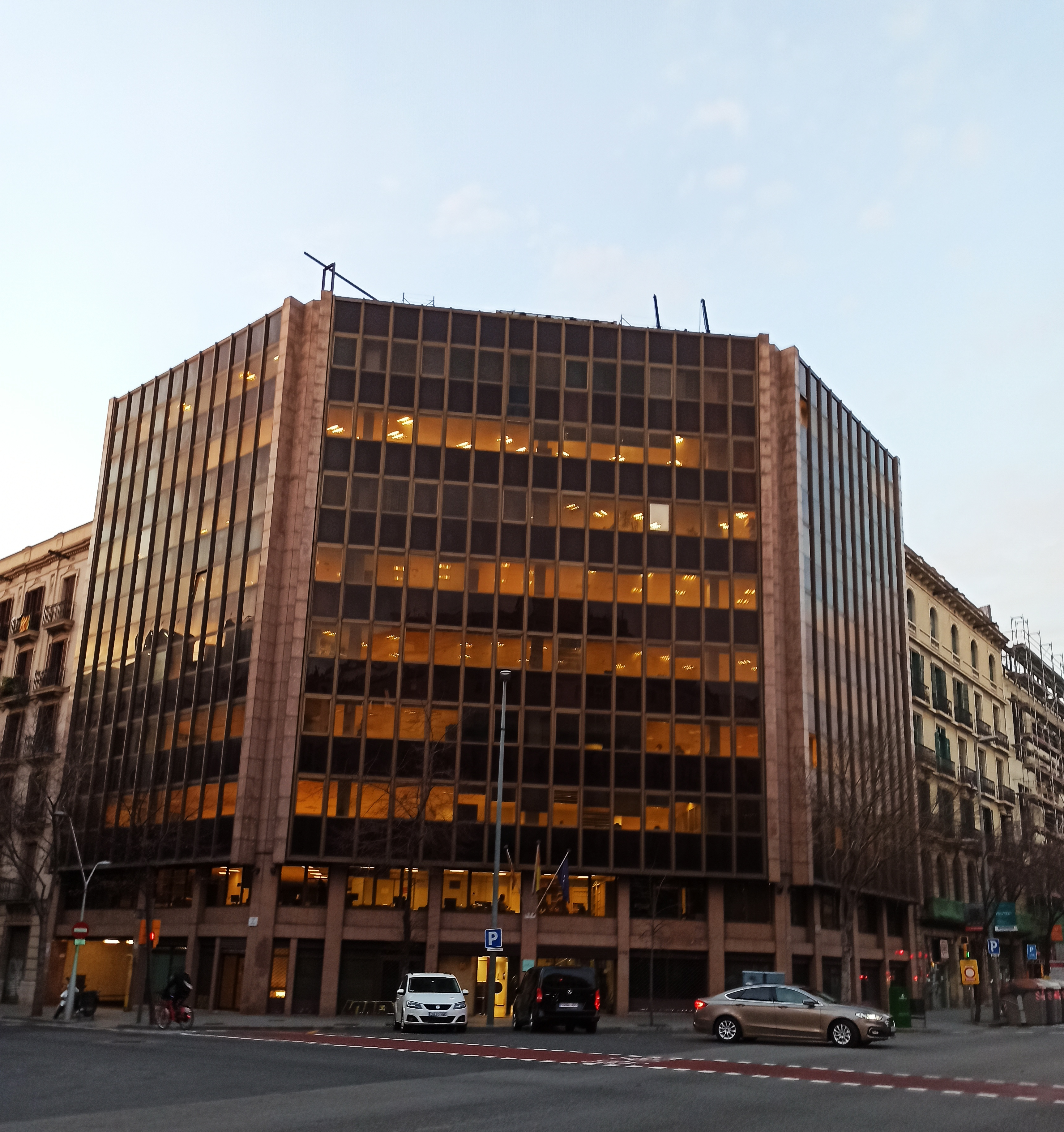 Sede del Departament de Justícia, Aragó/Girona, de Barcelona